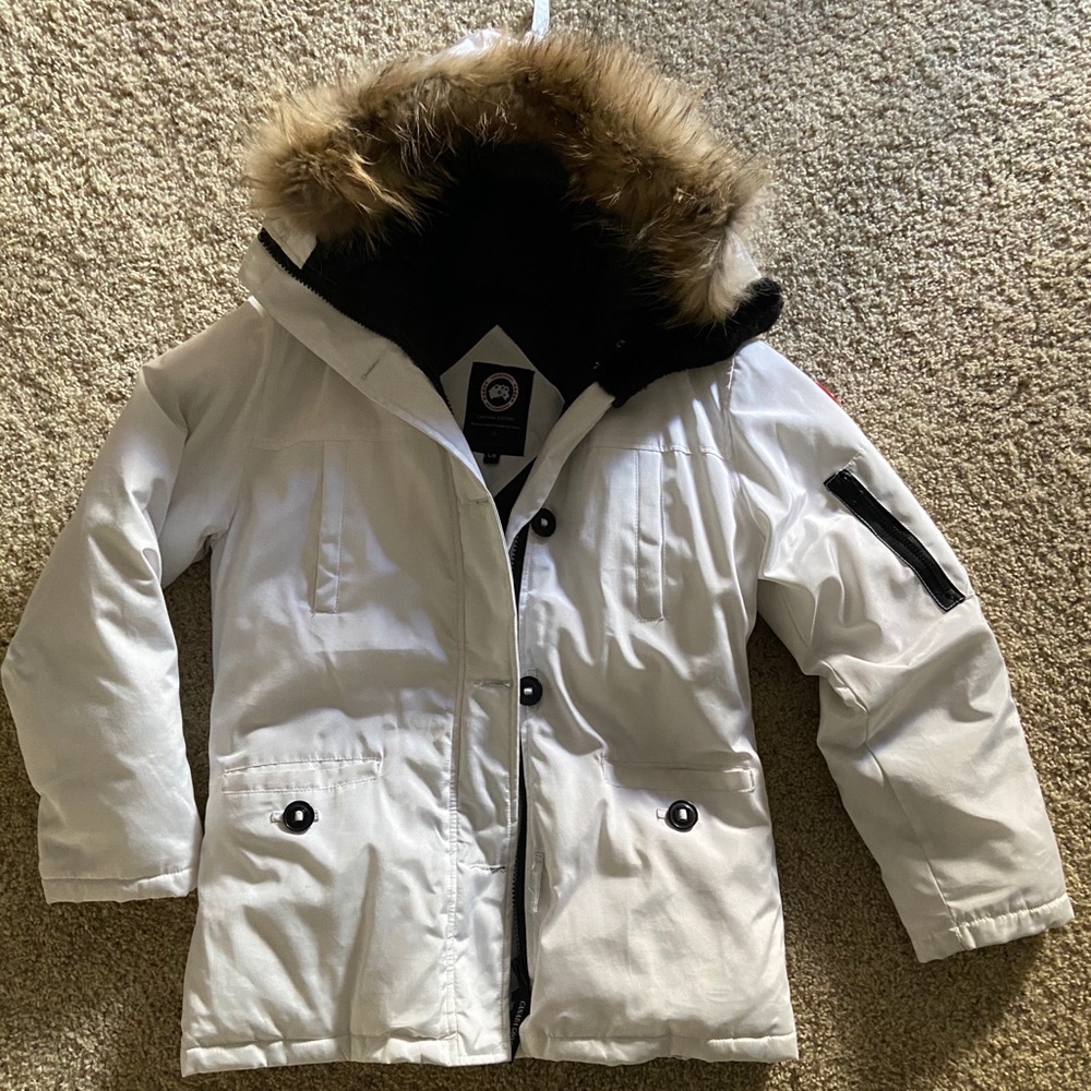 Canada Goose Montebello Women’s White Parka